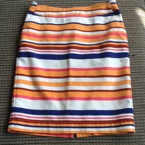 Merona Striped Pencil Skirt